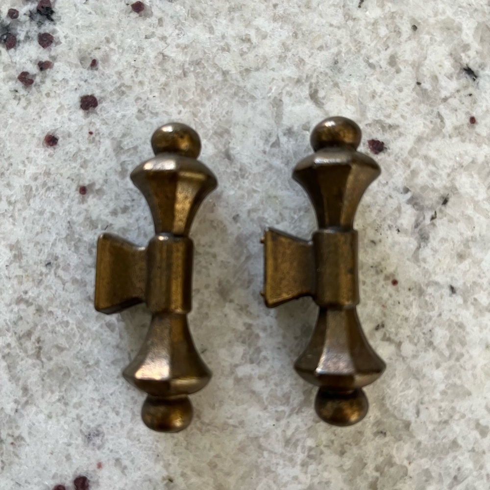 Vintage Brass Drawer Handle Pulls